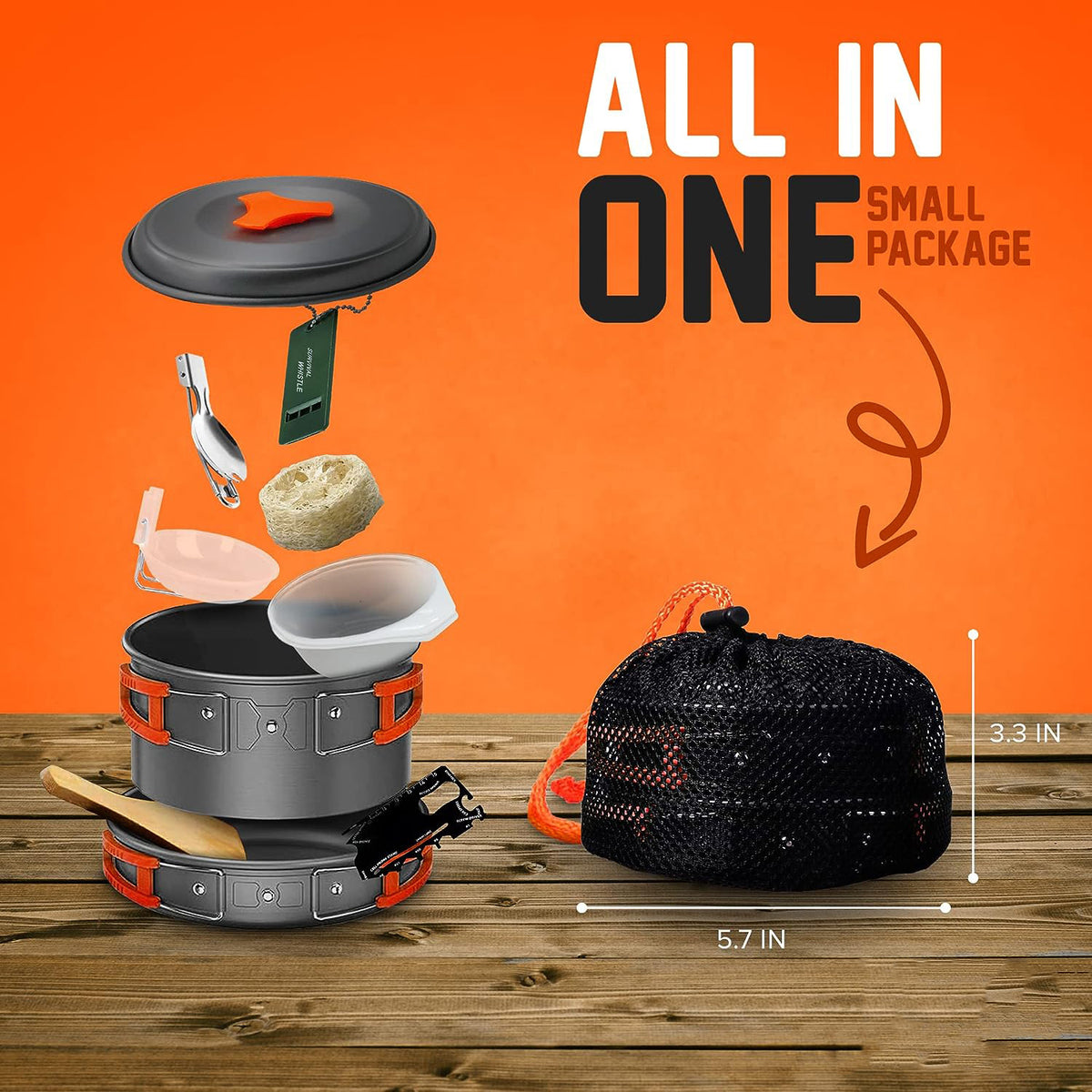 Adventure Cook Set with Camp Stove