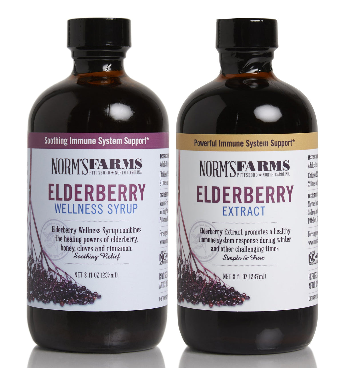 Elderberry Immune Boost Wellness Set - 2 x 8oz