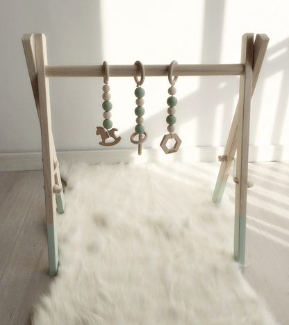 Kids Fitness Equipment, Baby Gym Rack, Wooden Craft