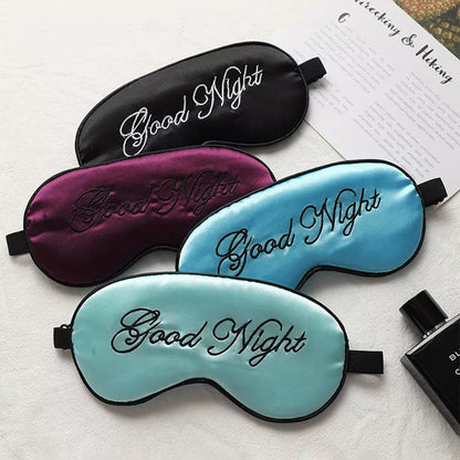 Luxury Silk Sleep Mask with Ventilation