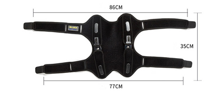 Knee Support Brace with Patella Protection Device