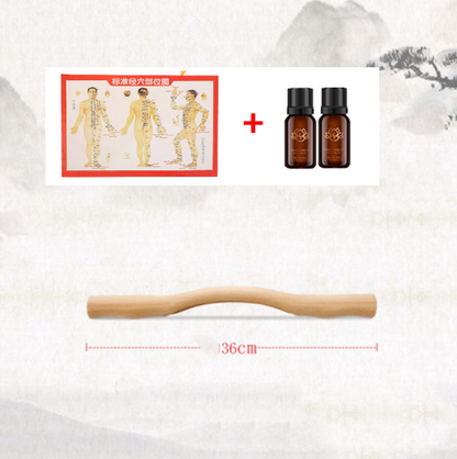 Massage Therapy Wooden Tool Set for Body Wellness