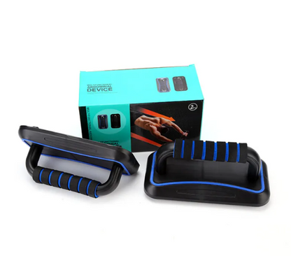 Four-Wheel Abdominal Roller with Push Up Bar - Fitness Exercise Equipment