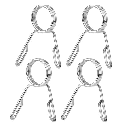 Barbell Clamps 2 Inch Stainless Steel Barbell Weight Clips Fitness Bar Collars Weight Lifting Dumbbell Weight Bar Clamps for Gym Equipment Strength Training Accessories