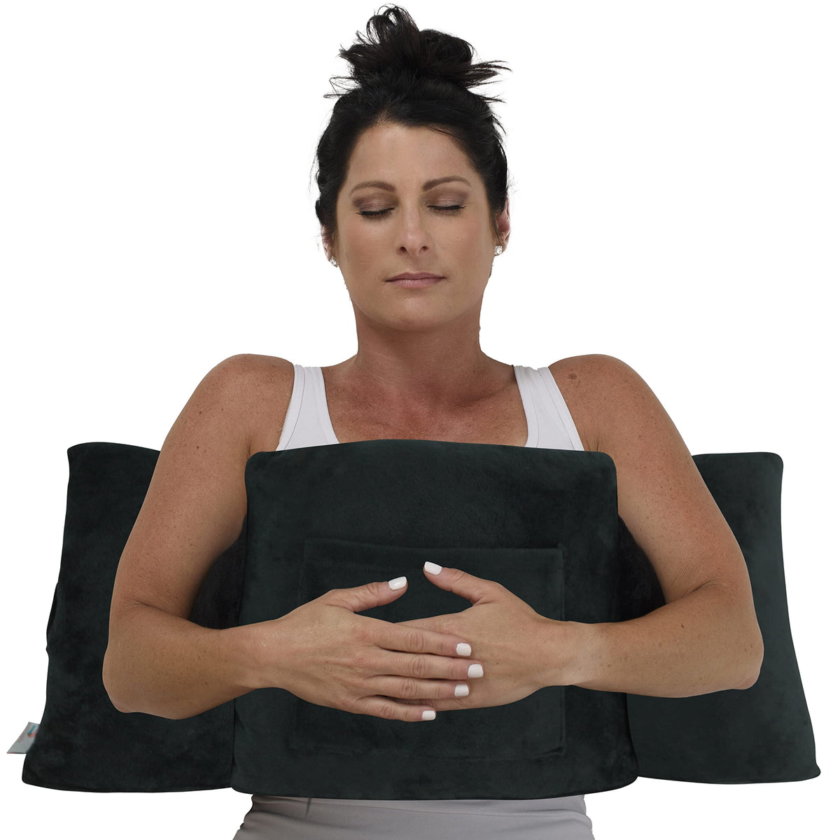 Zomaple Mastectomy Pillow - Post Surgery Pillow Mastectomy Recovery Must Haves Breast for After Heart Surgery Reduction & Augmentation Patients Sleeping Recovery Seatbelt Protection-Surgery Gift