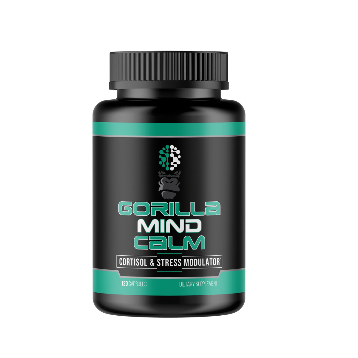 Gorilla Mind Serene (120 Caps) - Stress & Cortisol Control | Relaxation Aid