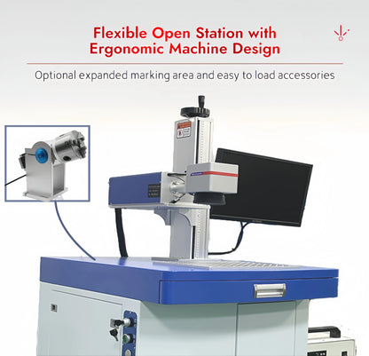 20W UV Laser Marking Machine - High-Precision Ultraviolet Engraving Machine for Metal and Non-Metal Materials