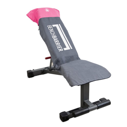 BENCHBARRIER Protective Microfiber Fitness Equipment Cover for Working Out | Multipurpose Use Sweatproof & Odor Free Design | No Slip Design | Built-In Storage Pockets