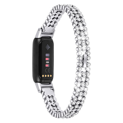 Crystal Bling Luxe Band for Fitbit - Stainless Metal Strap