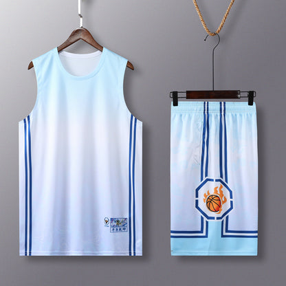 Men's Basketball Sweatshirt and Shorts Uniform Set