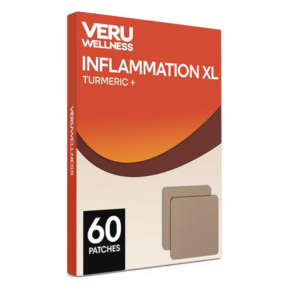 Veru Wellness XL Turmeric Relief Patches - 60 Day Waterproof Formula