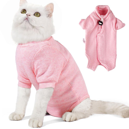 Cat Comfort Recovery Suit: Anti-Lick & Adjustable Fit