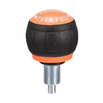 uxcell M16 Pull Pin Spring Knob Replacement Parts for Home Fitness Height Adjustment Screws Equipment Black Orange